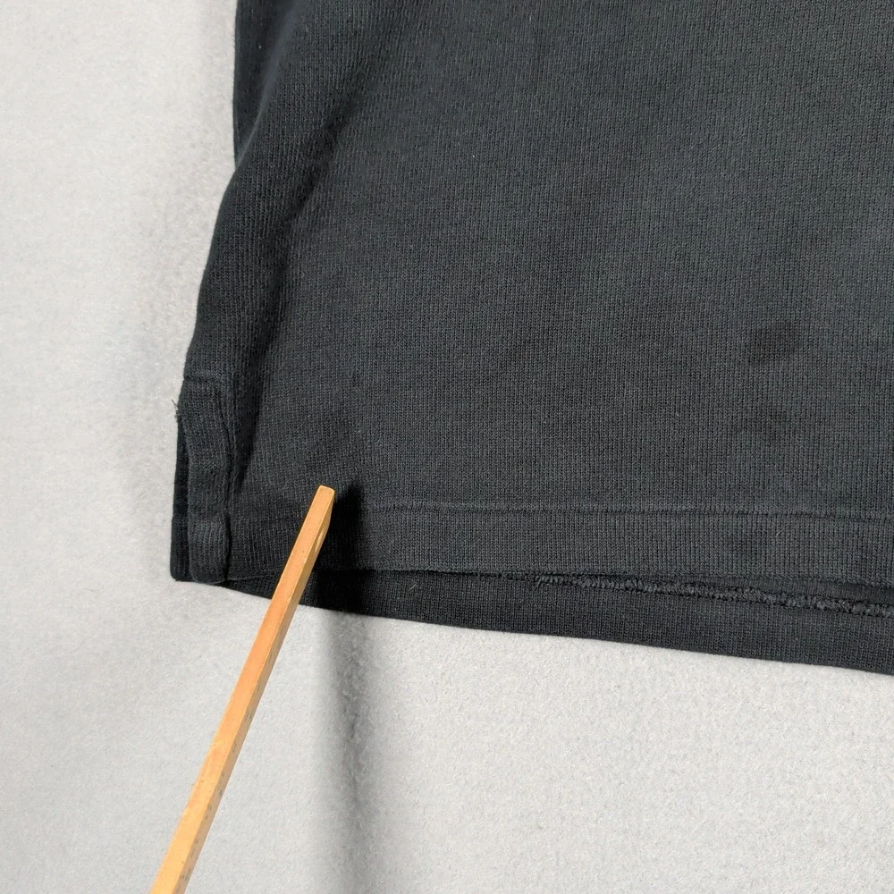 Polo Ralph Lauren‎ Sweater Mens XXL Black Quarter Zip Cotton Red Pony Pullover